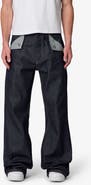 mnml Mule Pocket Kick Flare Jeans