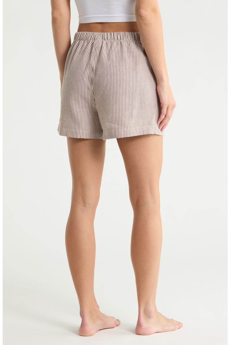 2-Pack Pajama Shorts, Alternate, color, NAVY CHAMBRAY - BROWN STRIPE