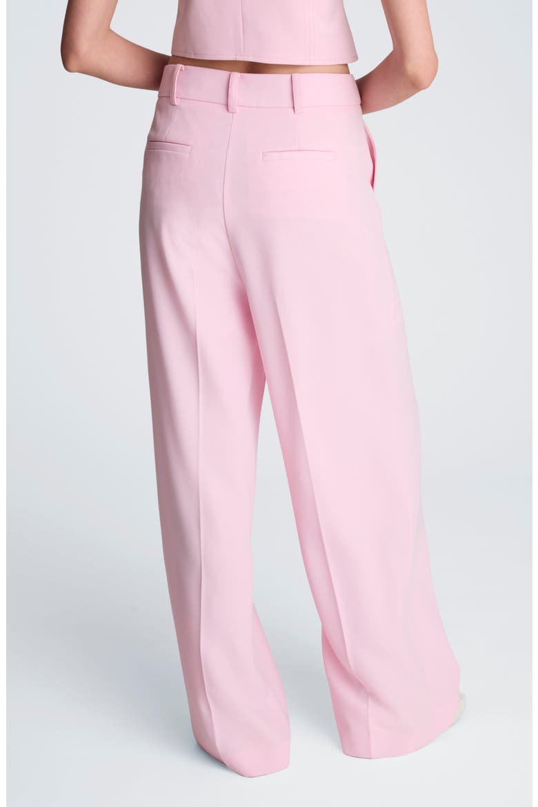 Double Pleat Wide Leg Pants, Alternate, color, CHINTZ PINK