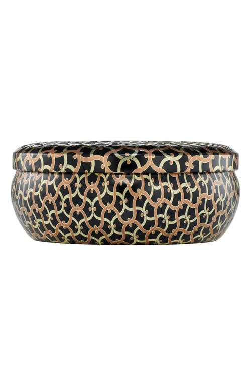Voluspa Burning Woods Three-wick Tin Candle In Pattern