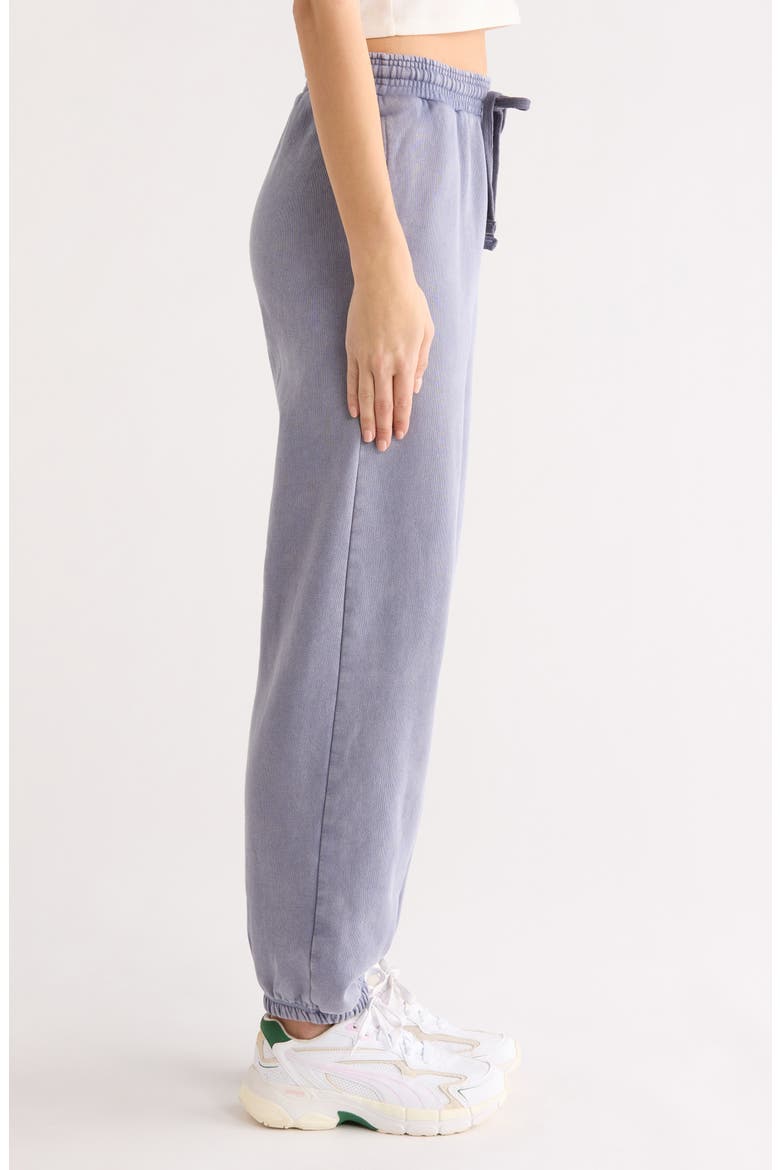 Saltwashed Stretch Cotton Fleece Joggers, Alternate, color, STONE BLUE