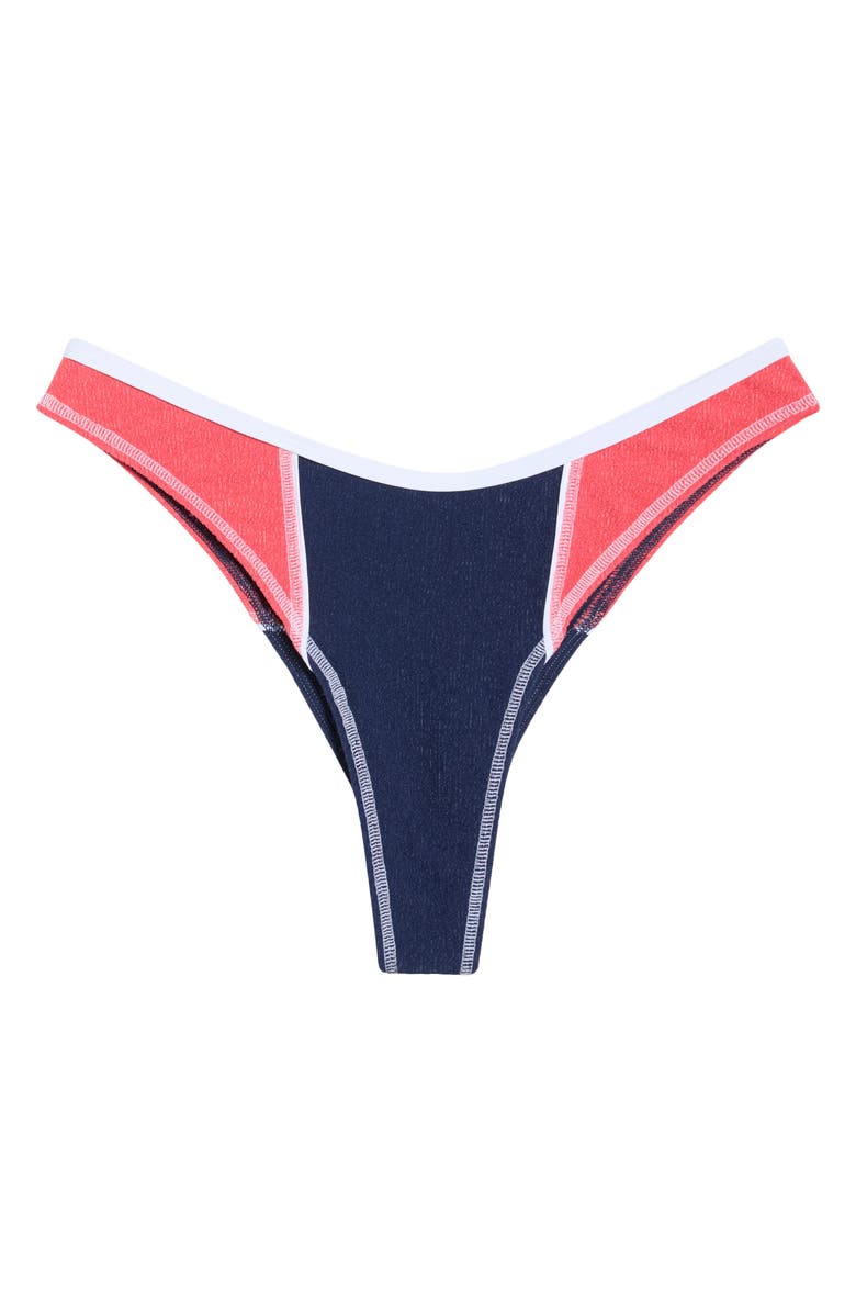 Rip Curl Surf Tide High Leg Bikini Bottoms, Main, color, Dark Navy