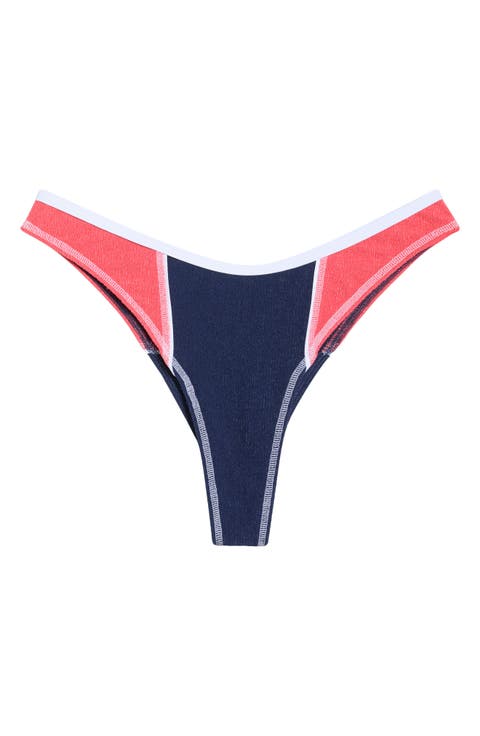 Surf Tide High Leg Bikini Bottoms