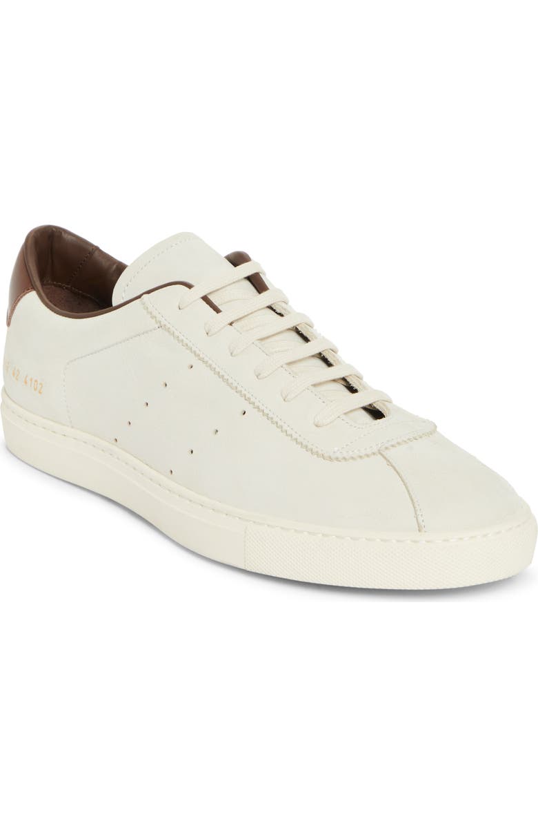 Common Projects Tennis 24 Nubuck Sneaker, Main, color, Off White
