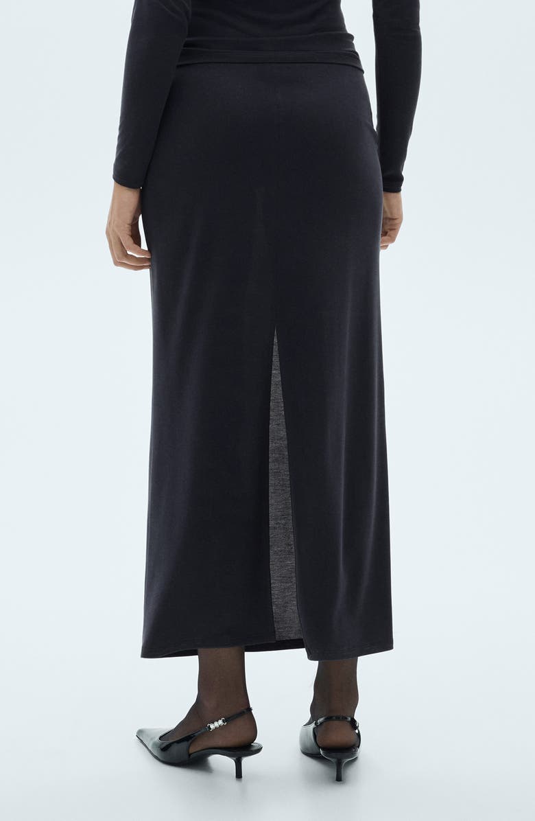 MANGO Knit Maxi Skirt, Alternate, color,