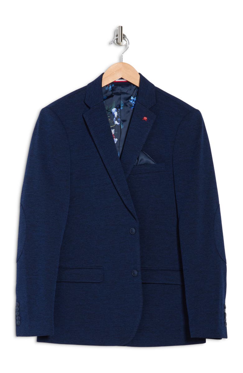 SOUL OF LONDON Solid Knit Blazer, Alternate, color, 