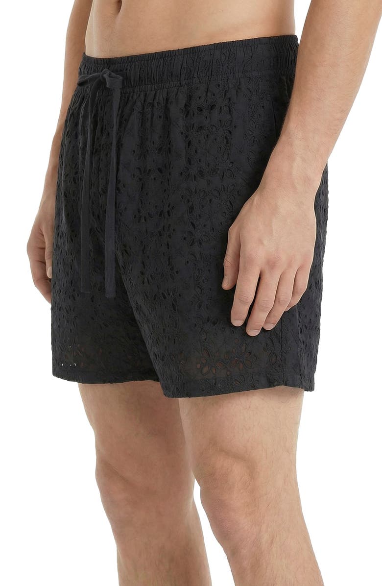 AREA STARS Eyelet Short, Alternate, color, Black