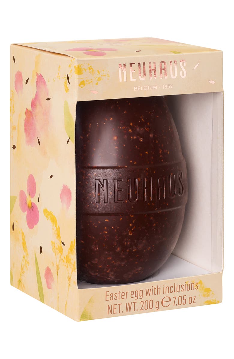 NEUHAUS Raspberry Dark Chocolate Easter Egg, Alternate, color, 