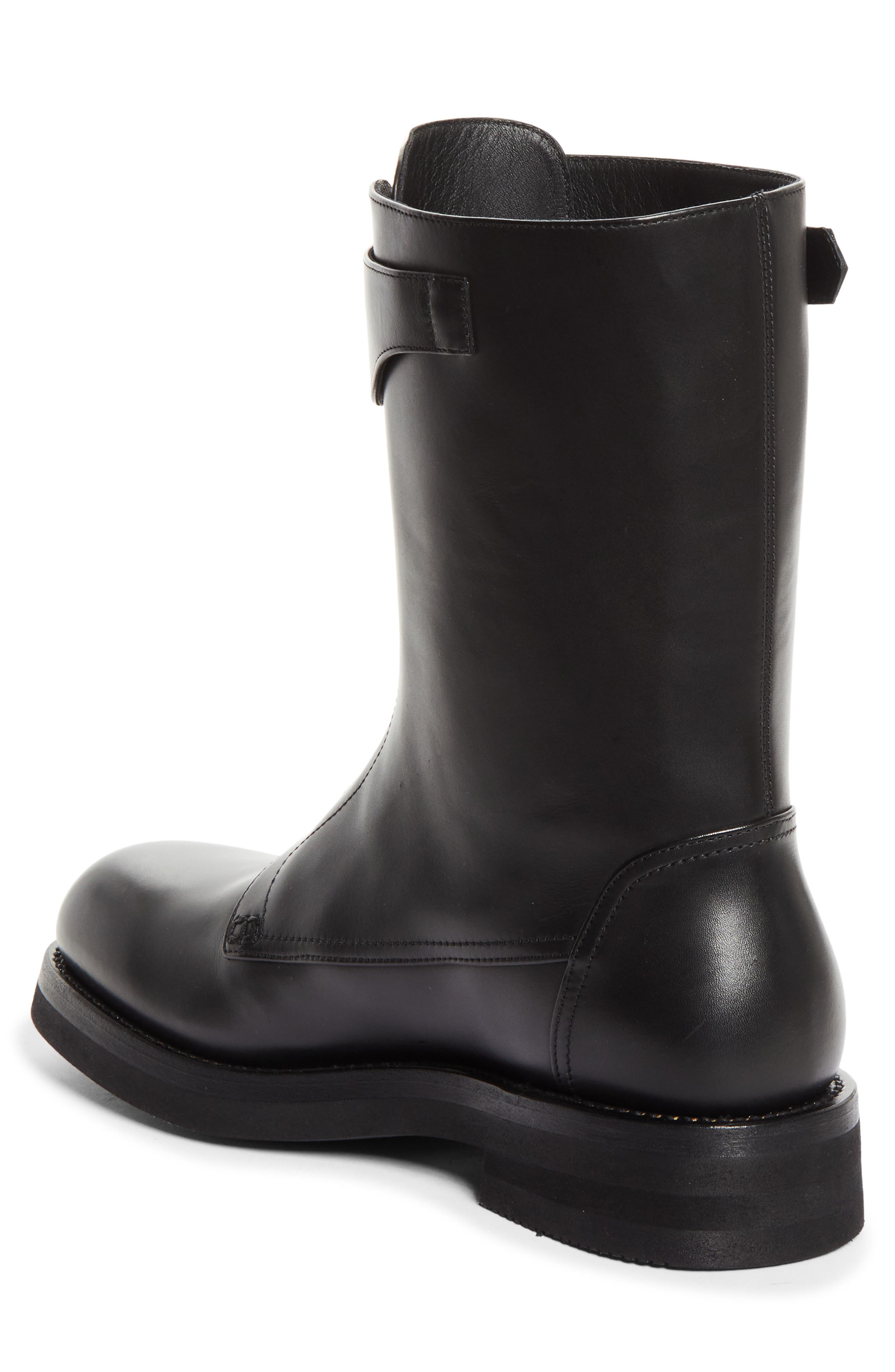 McQueen Biker Boot, Alternate, color, Black