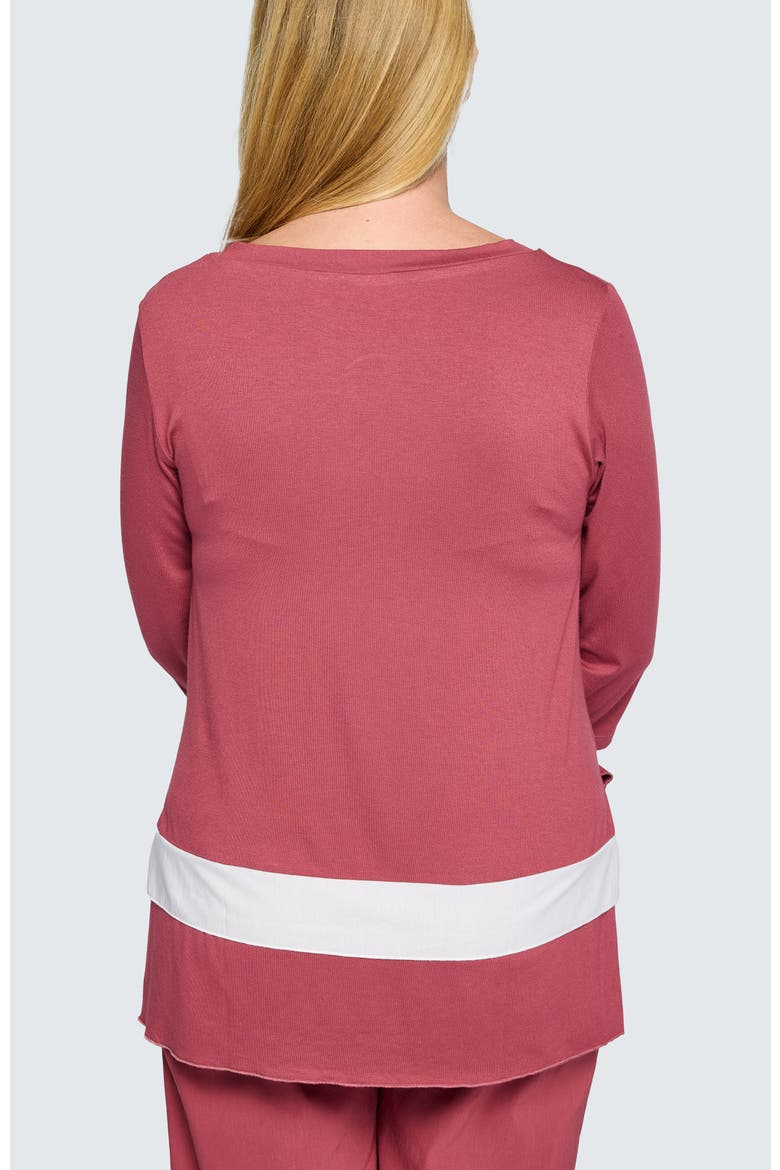 Isla Viscose Jersey Tunic, Alternate, color, Dry Rose