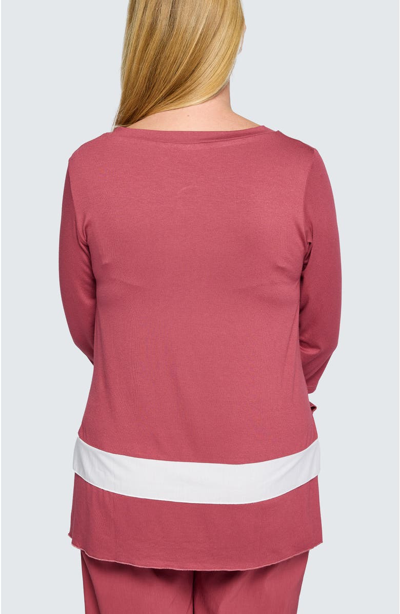 LUUKAA Isla Viscose Jersey Tunic, Alternate, color, Dry Rose