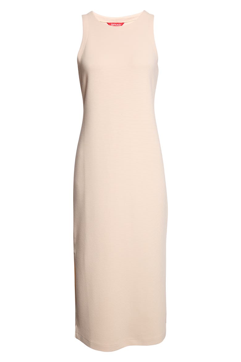 AirEssentials® French Rib Maxi Tank Dress, Main, color, TOASTED COCONUT