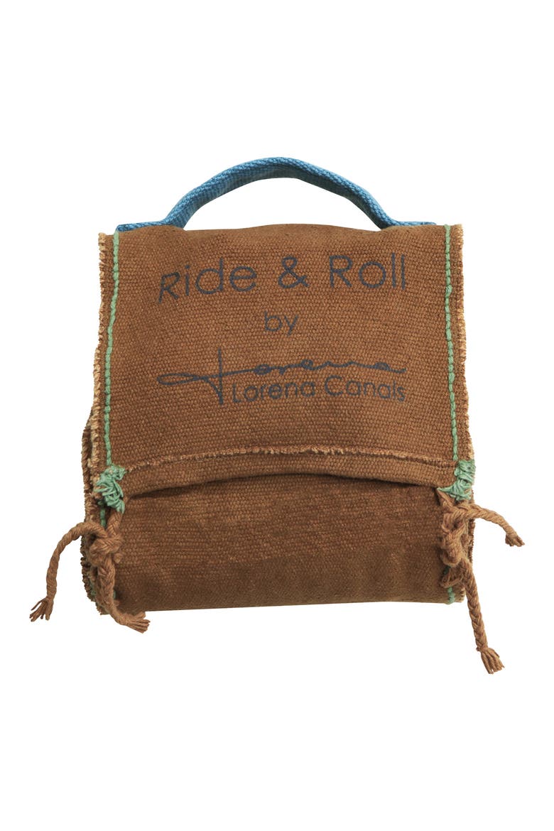Safari Car Ride N' Roll Bag, Alternate, color, PETROL BLUE TOFFEE NATURAL RED