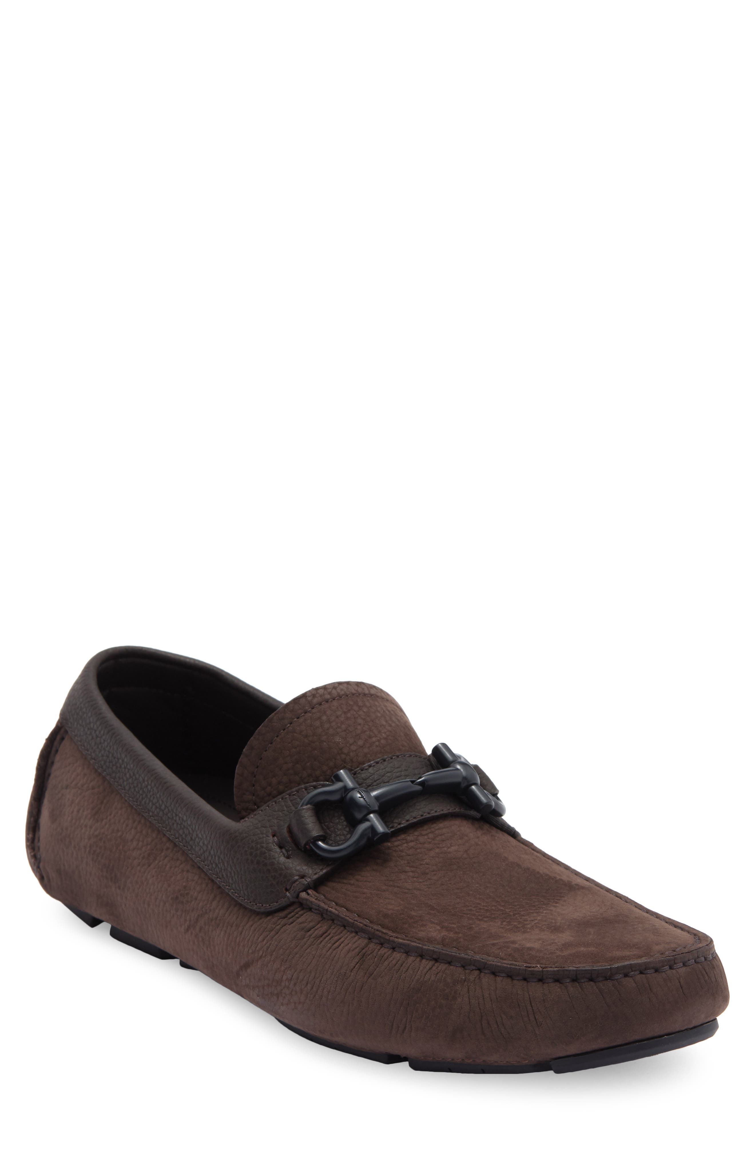 FERRAGAMO Parigi Double Gancio Bit Driving Loafer, Main, color, 