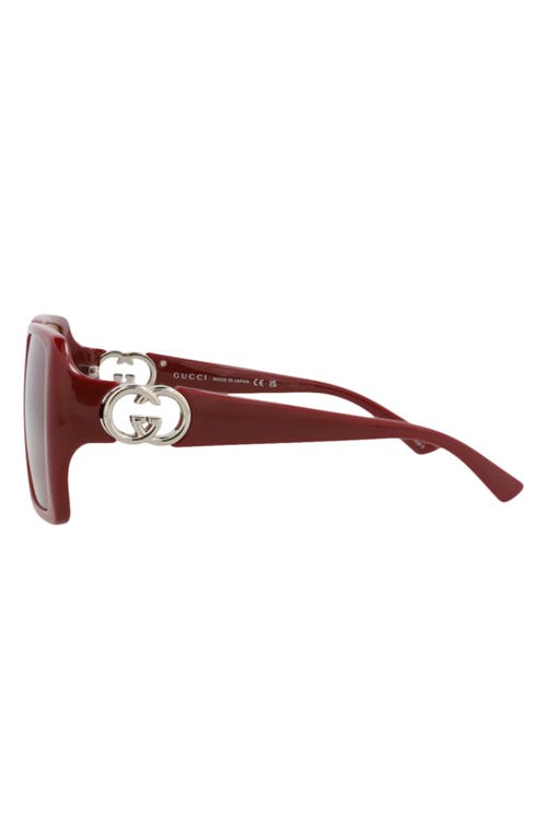 Gucci 54mm Square Sunglasses