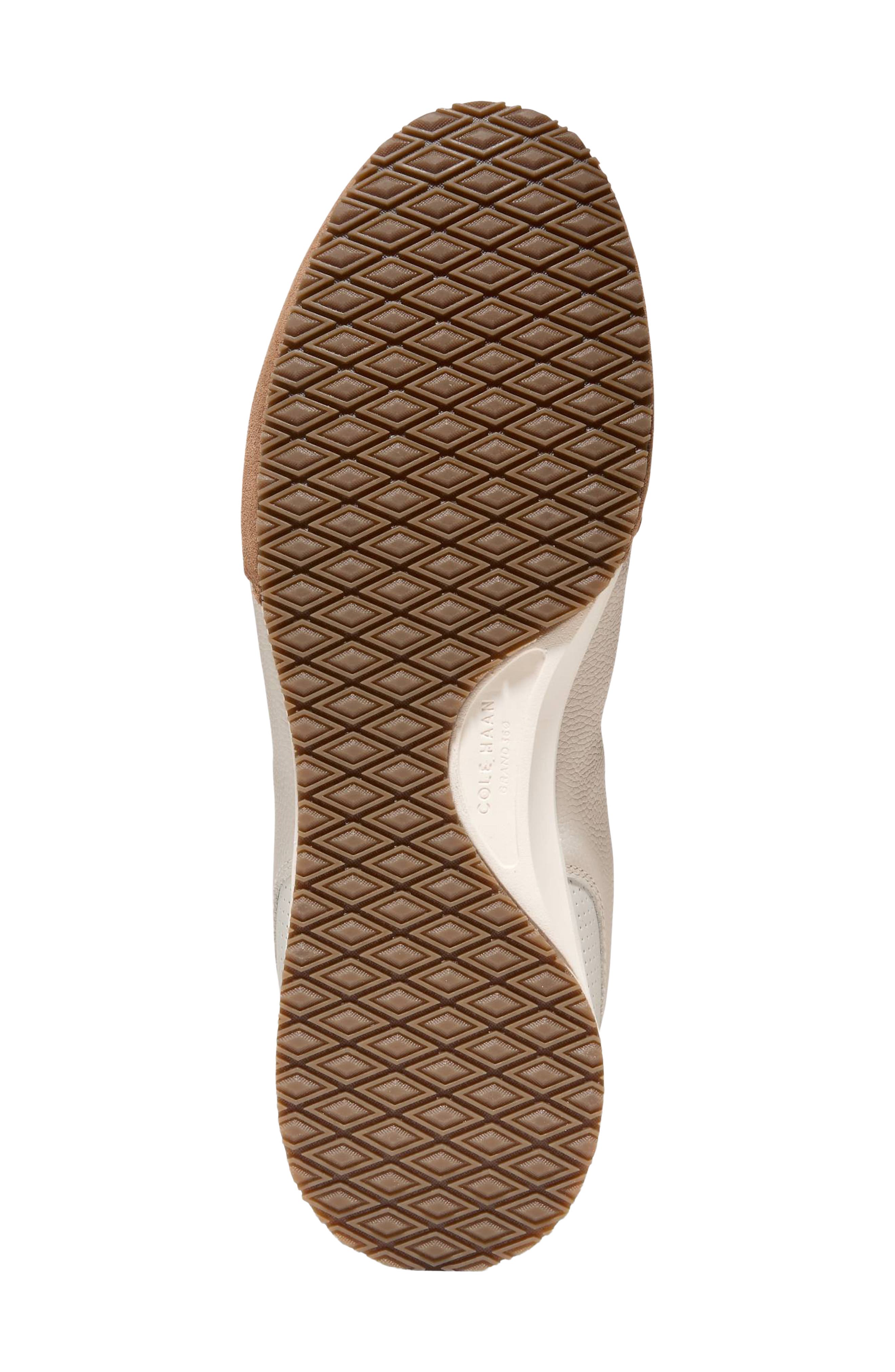 Grand Crosscourt Slimstride Leather Sneaker, Alternate, color, PUMICE STONE / TREKKING GREEN