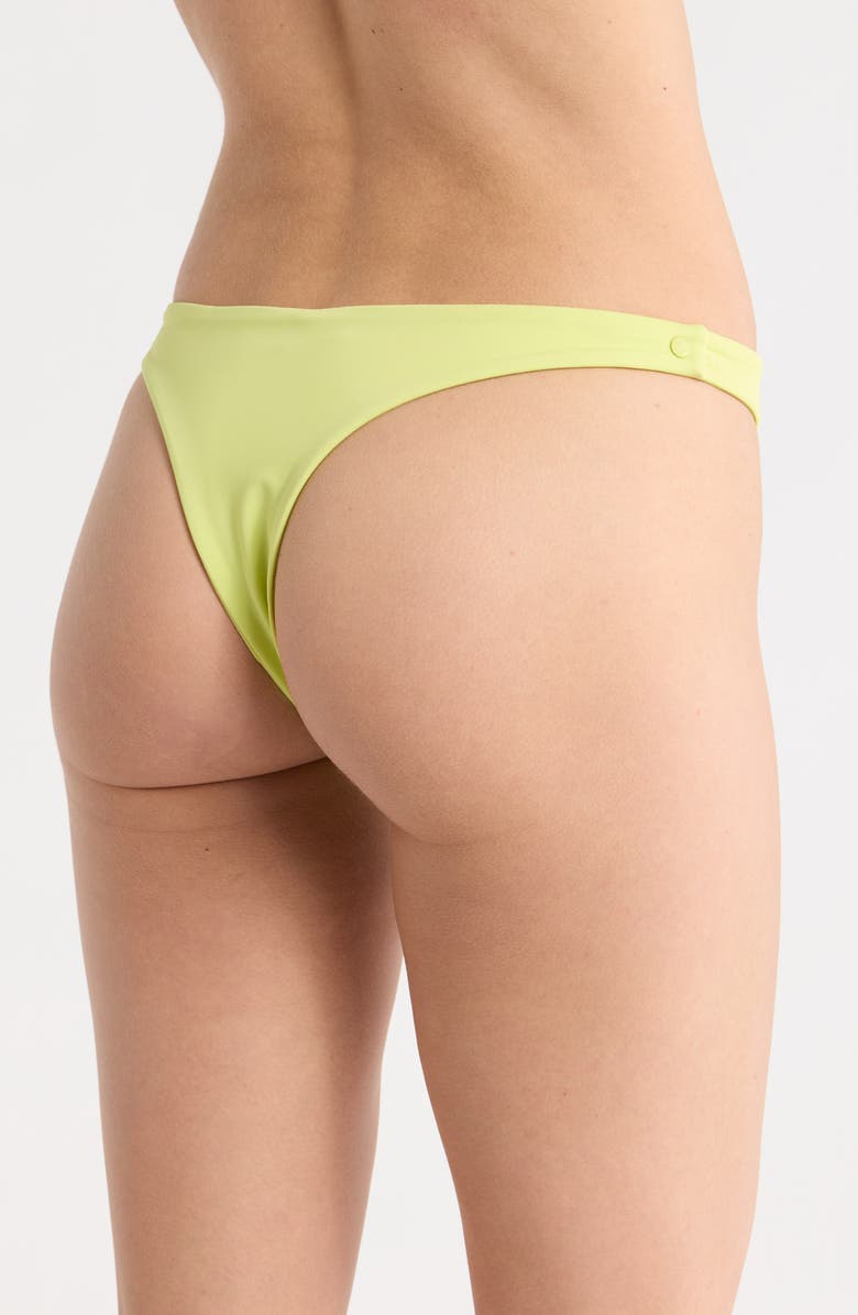 Volcom Simply Seamless Tiny Bikini Bottoms, Alternate, color, Island Green