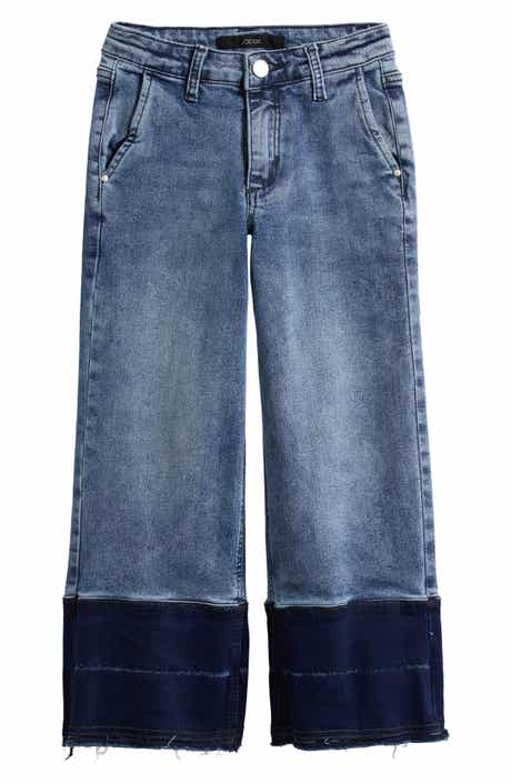 Joe's Kids' Mia Pleated High Waist Wide Leg Jeans
