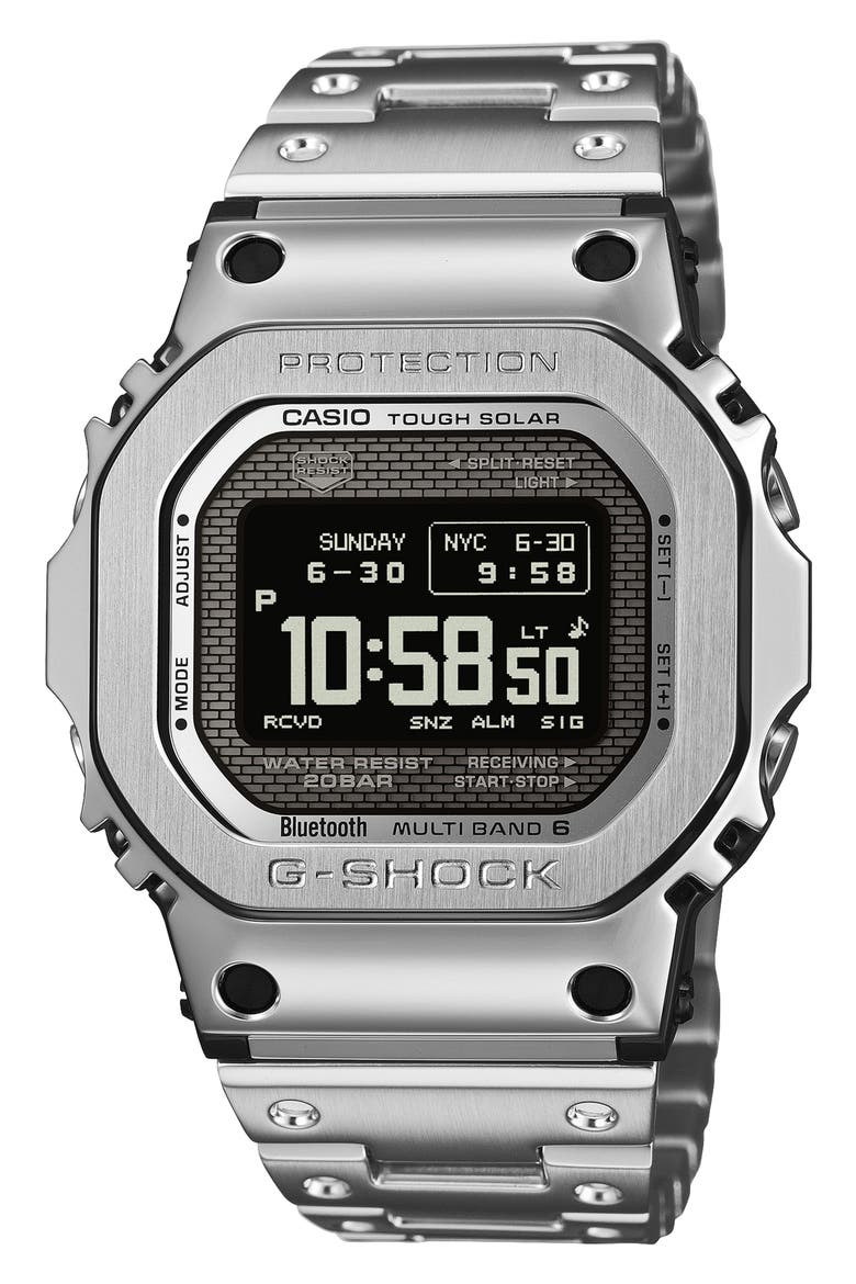G-SHOCK Full Metal 5000 Series Solar Digital Bluetooth Bracelet