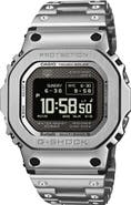 G-SHOCK Full Metal 5000 Series Solar Digital Bluetooth Bracelet Watch, 49.3mm × 43.6mm