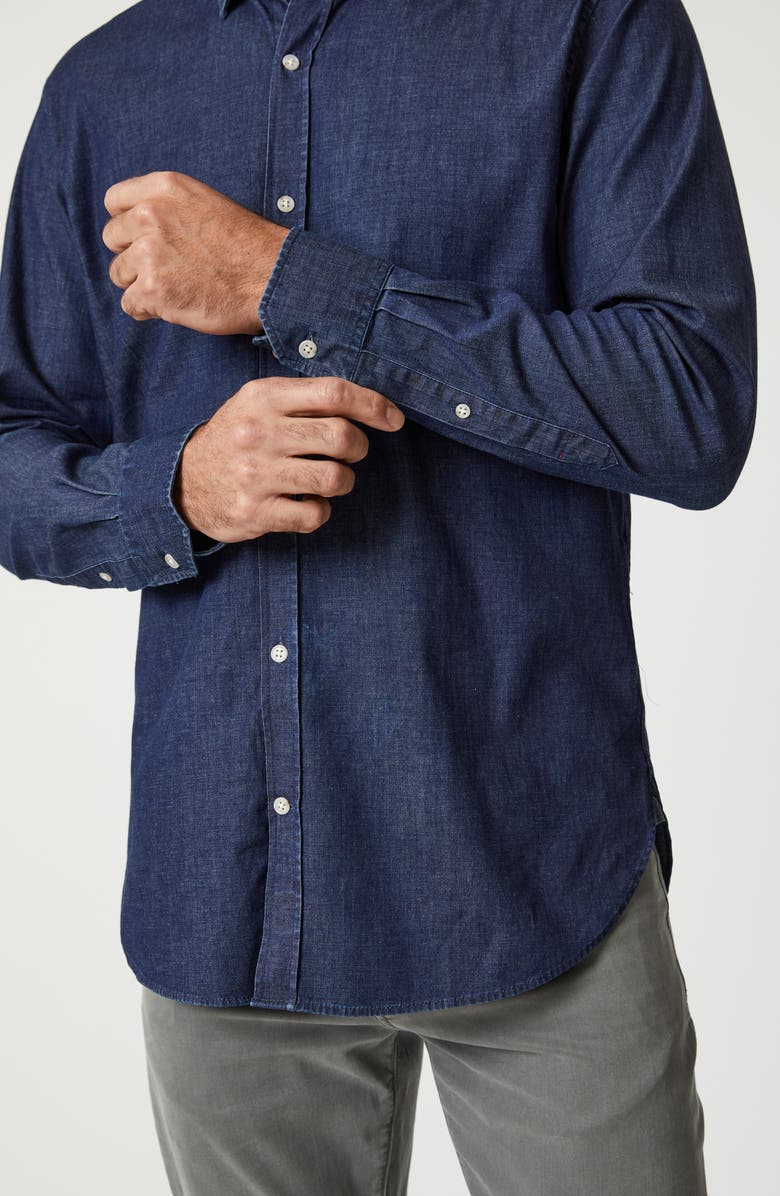 34 Heritage Stretch Denim Button-Up Shirt, Alternate, color, Medium