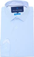 DYLAN PARK Slim Fit Perfect Stretch Long Sleeve Button Down Shirt