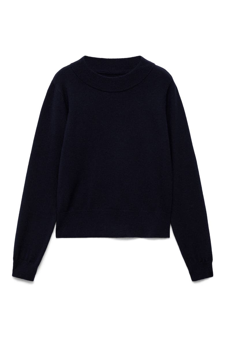Straight Fit Crewneck Sweater, Alternate, color, DARK NAVY