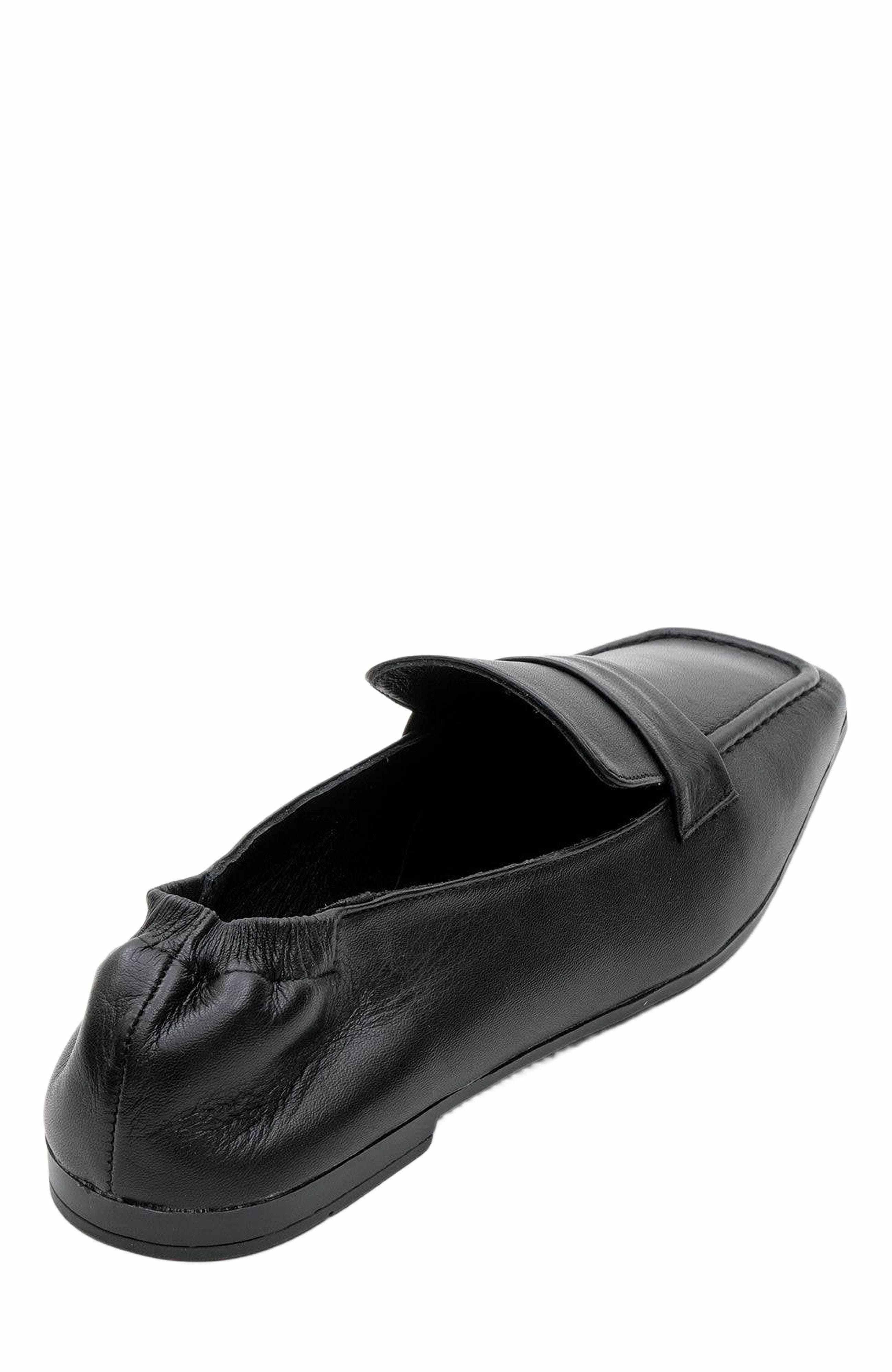 Forever & Always Shoes Liepa Leather Loafers, Alternate, color, Black Leather