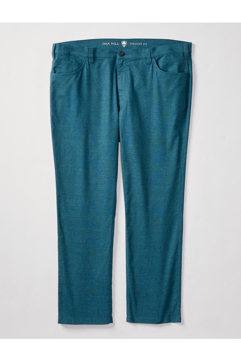 Big & Tall 5-Pocket Linen-Blend Tech Pants, Alternate, color, NAVY BAY