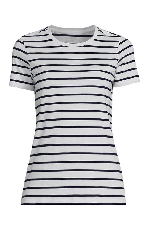 Lands' End Relaxed Supima Cotton Crew Neck T-shirt