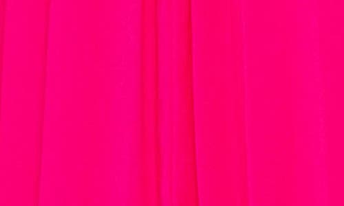 Marina Front Keyhole Long Sleeve Maxi Dress In Pink