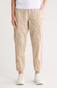 DKNY Drawcord Waist Cotton Cargo Joggers