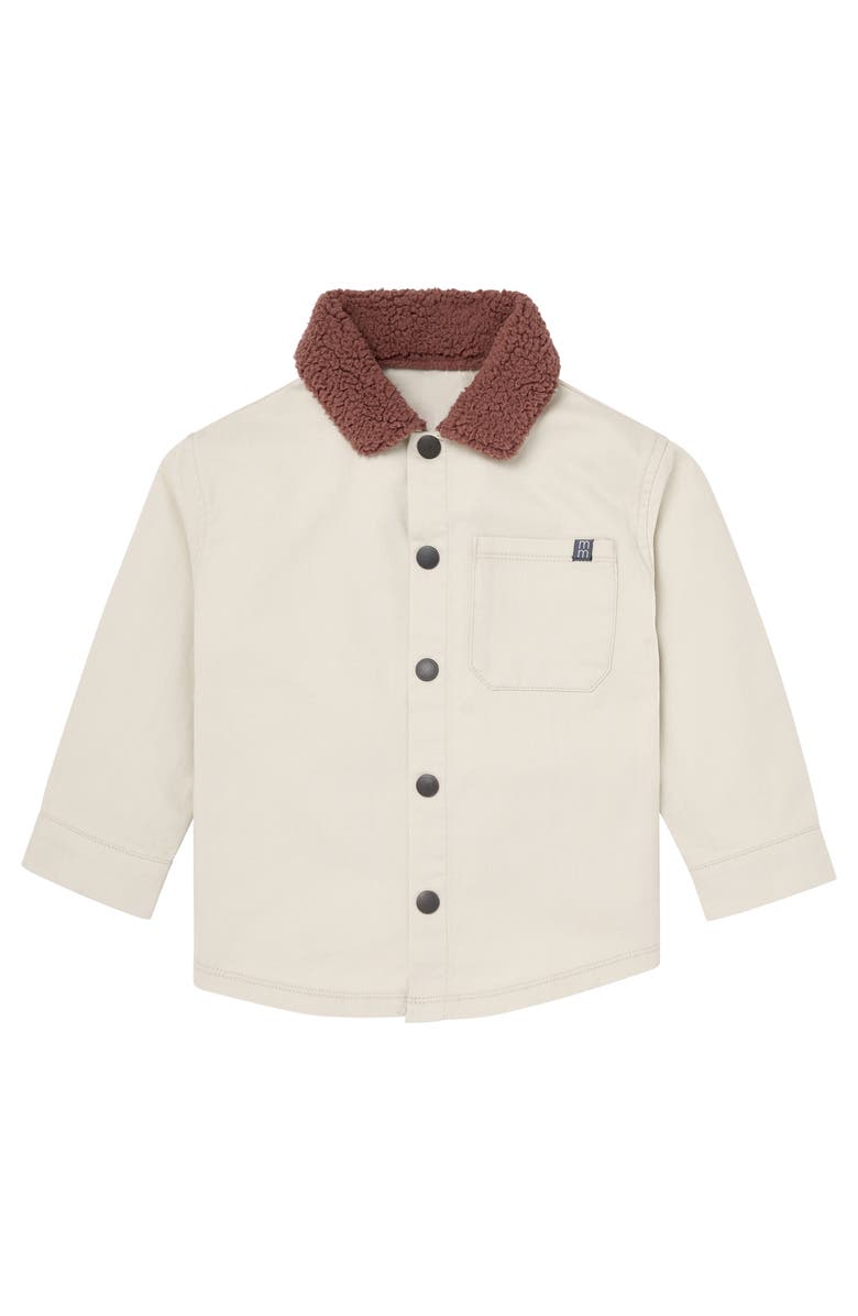 Modern Moments<sup>™</sup> by Gerber Oyster Herringbone Shacket, Alternate, color, Oyster