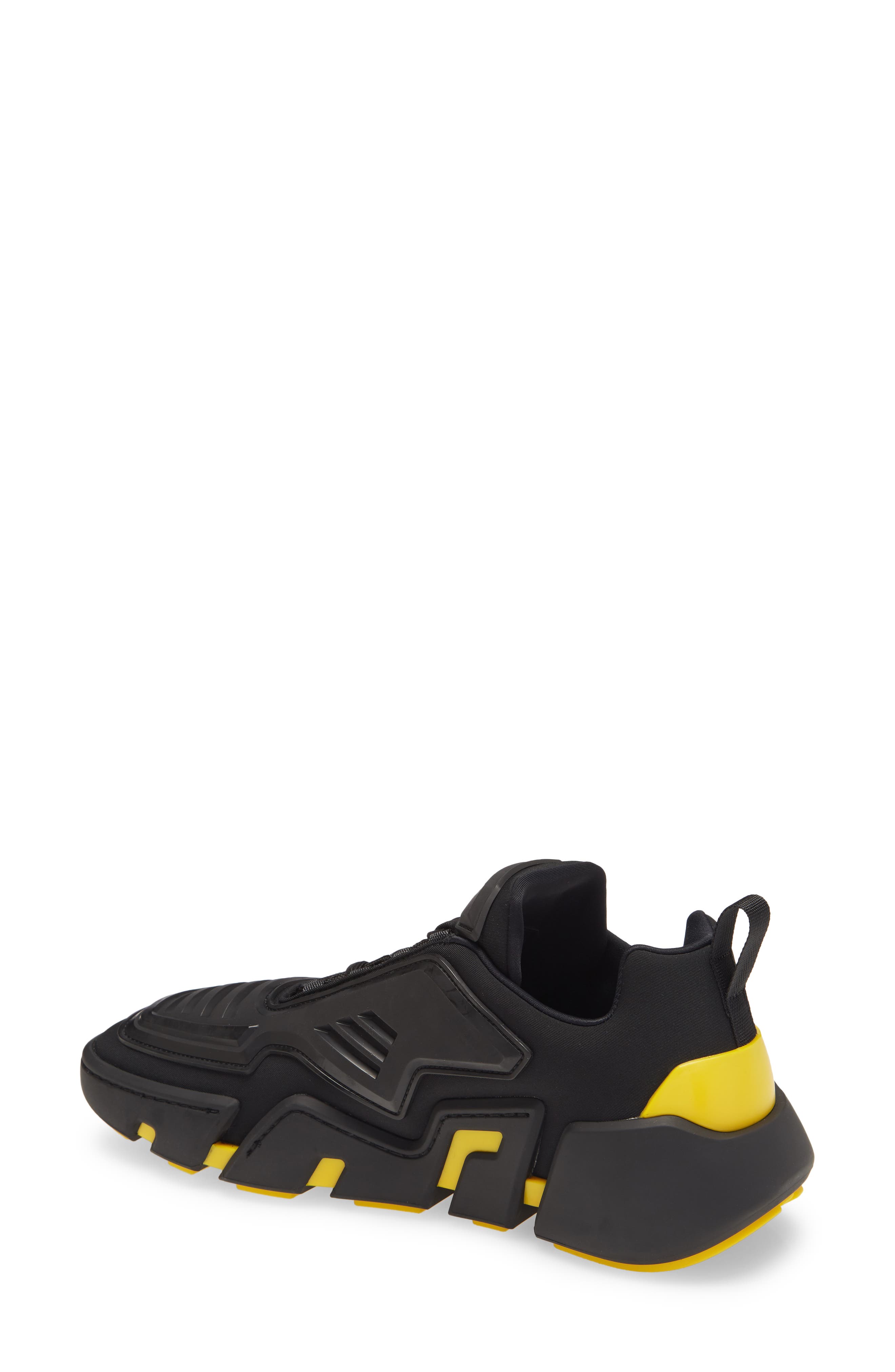 Prada The Techno Stretch Sneaker, Alternate, color, 