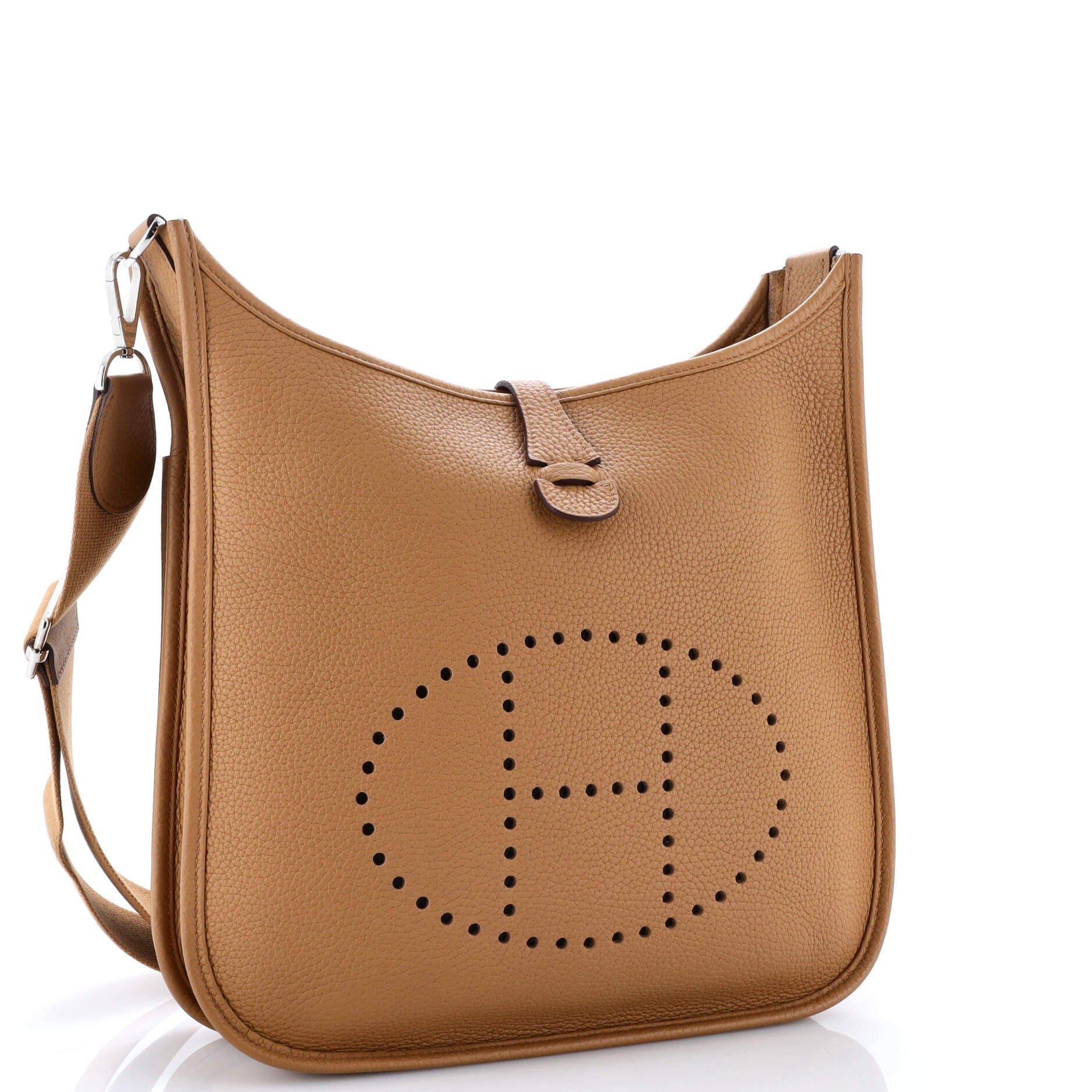 Pre-Owned Hermes Evelyne Bag Gen III Clemence PM, Alternate, color, 