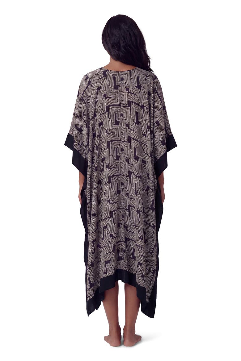 Inter Twine Womens Kaftan, Alternate, color, INTER TWINE BLACK