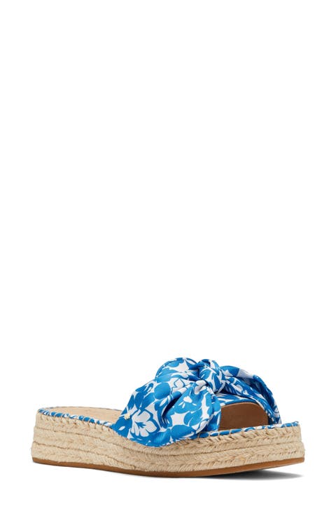 lucie espadrille platform slide sandal (Women)