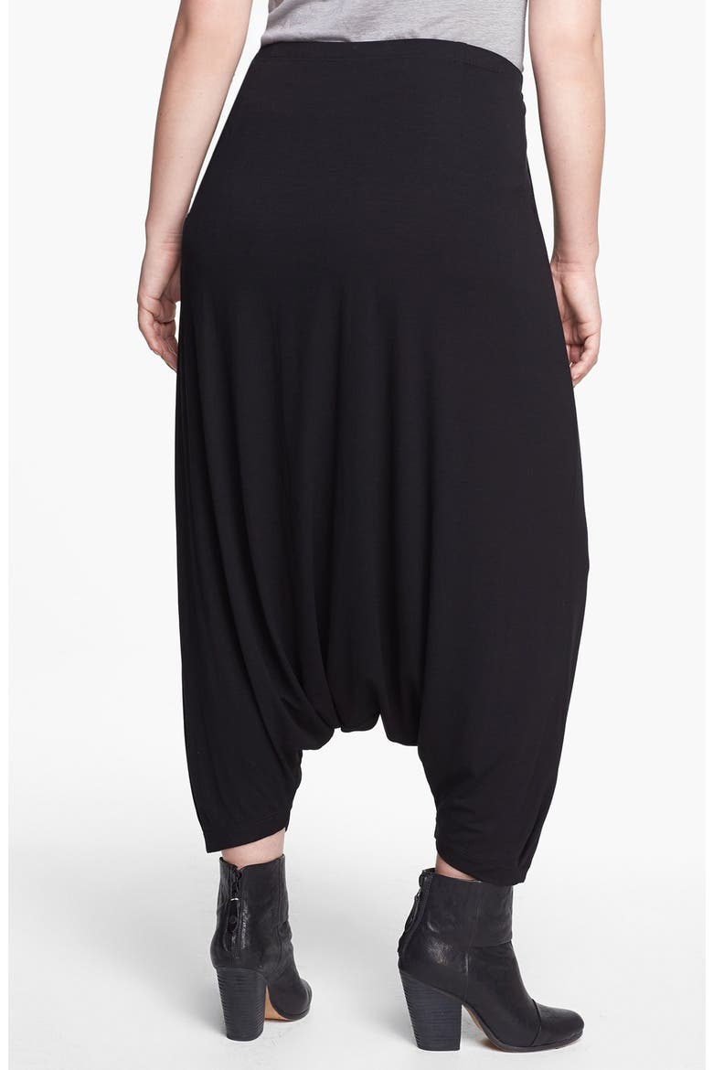 Harem Pants, Alternate, color, BLACK