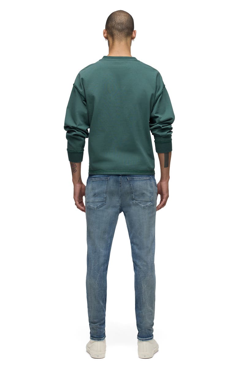 Hudson Jeans Zack Distressed Skinny Jeans, Alternate, color, Dark Shadow