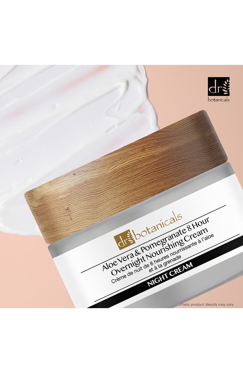 DR BOTANICALS Aloe Vera & Pomegranate 8 Hour Overnight Nourishing Cream - 50ml, Alternate, color, 