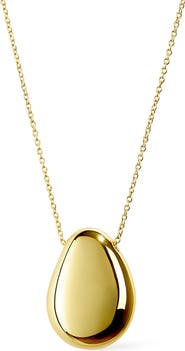 Ana Luisa SILVER PENDANT NECKLACE - PEBB