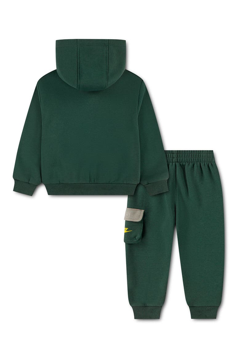 Kids' Sportswear Hoodie & Cargo Pants Set, Alternate, color, FIR