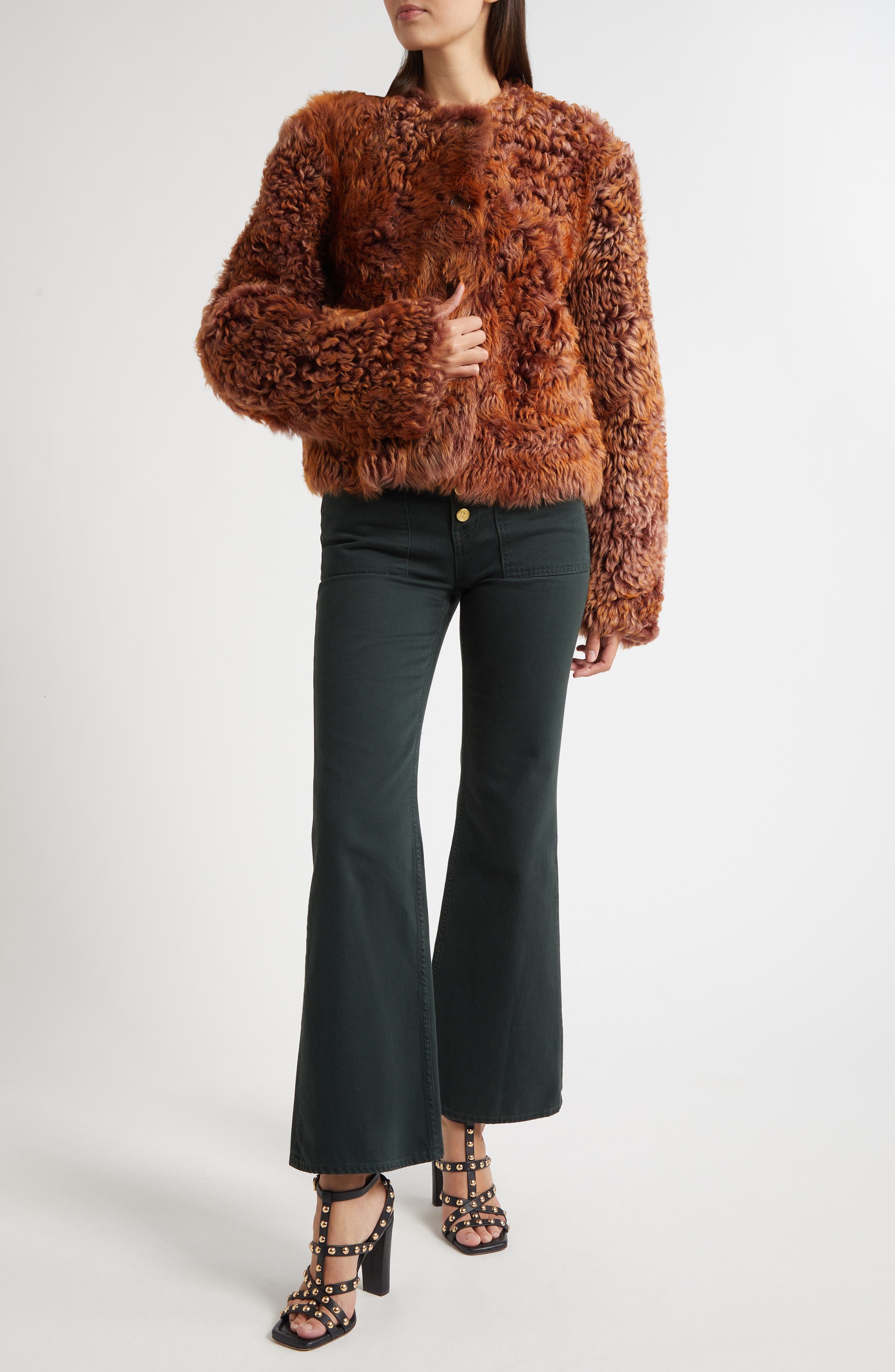 Irina Genuine Shearling Coat - image 2