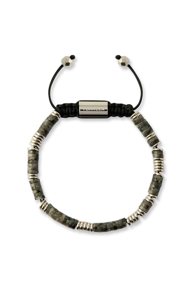 Espectrolite Beaded Bracelet, Main, color, Espectrolita