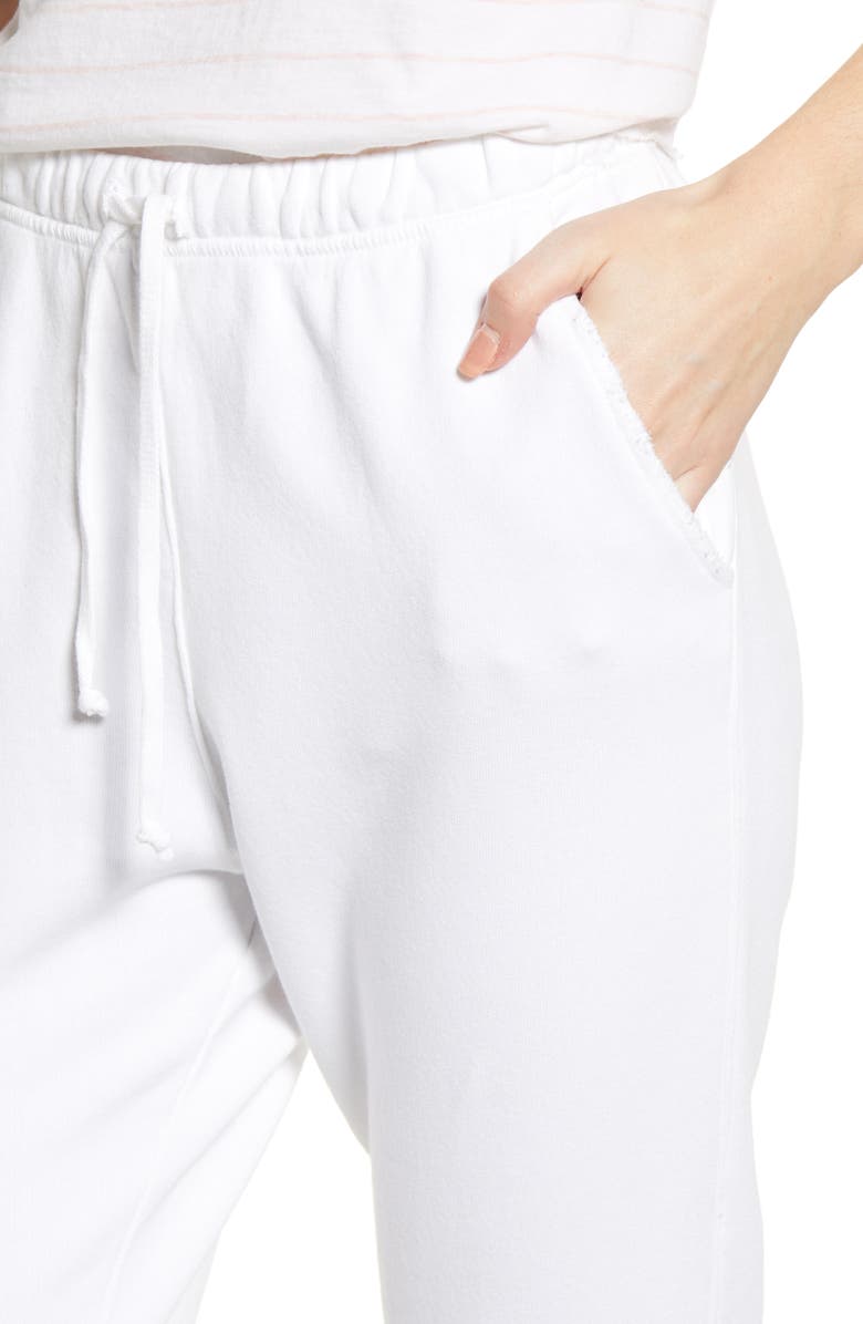 Frank & Eileen Tee Lab Raw Hem Crop Sweatpants, Alternate, color, 