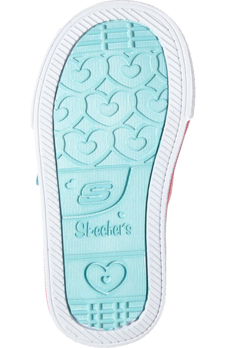 SKECHERS 'Twinkle Toes - Shuffles' Light-Up Sneaker, Alternate, color,