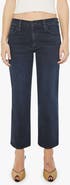 MOTHER Lil' Zip Rambler Ankle Straight Leg Jeans
