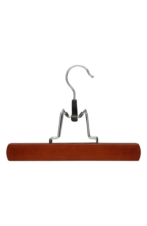Wood Pant Clamp Hanger - Set of 16