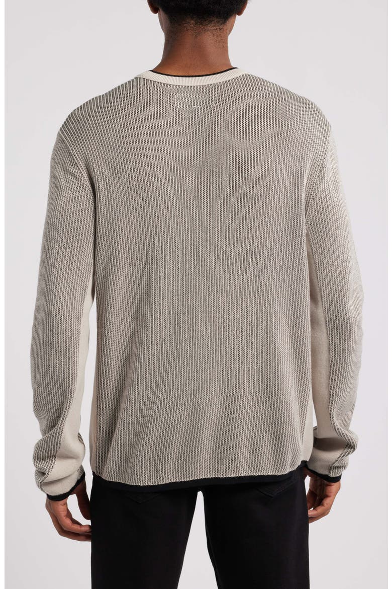 Harvey Crewneck Cotton Sweater, Alternate, color, GREY
