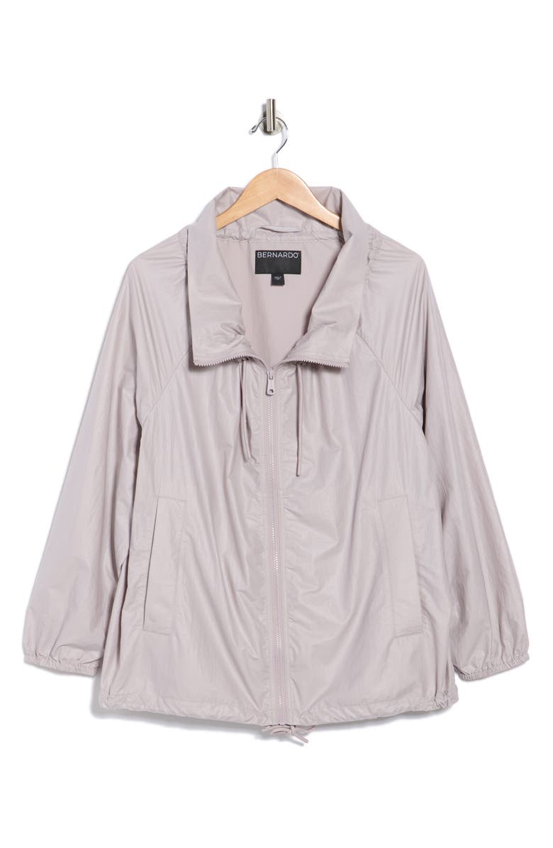 Bernardo Windbreaker Jacket, Alternate, color, Grey
